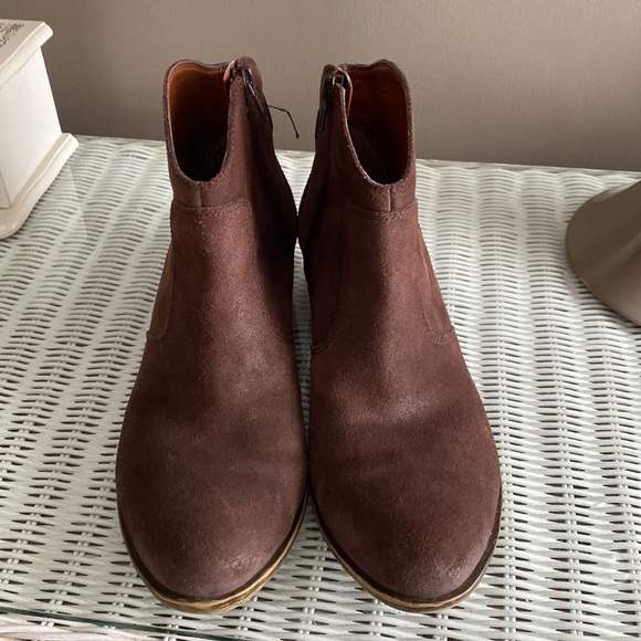 Lucky brand brown leather booties, 8.5 - Picture 2 of 8